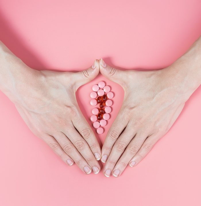 abstract image of female genital organs atrofia vaginal